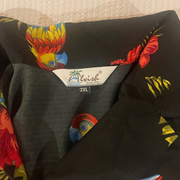 Men’s tropical print shirt - Picture 3 of 5